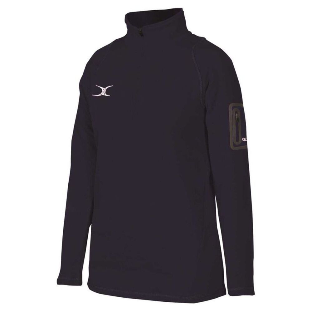 Gilbert Womens/Ladies Fleece Quarter Zip  Long-Sleeved Sweatshirt / Dark Navy